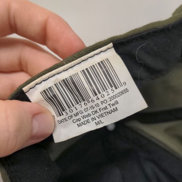 Boy Scouts Of America Webelo Strapback Hat Green M/L Plaid Web Twill Uniform Cap - Picture 7 of 7